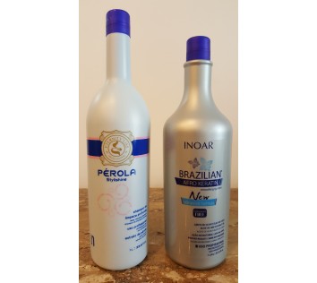 Brazilian Afro Hair Keratin Kit Shampoo and Keratin 