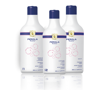 Mini Kit Eternity Liss Perola Post Keratin Home Care 3 x 250ml 