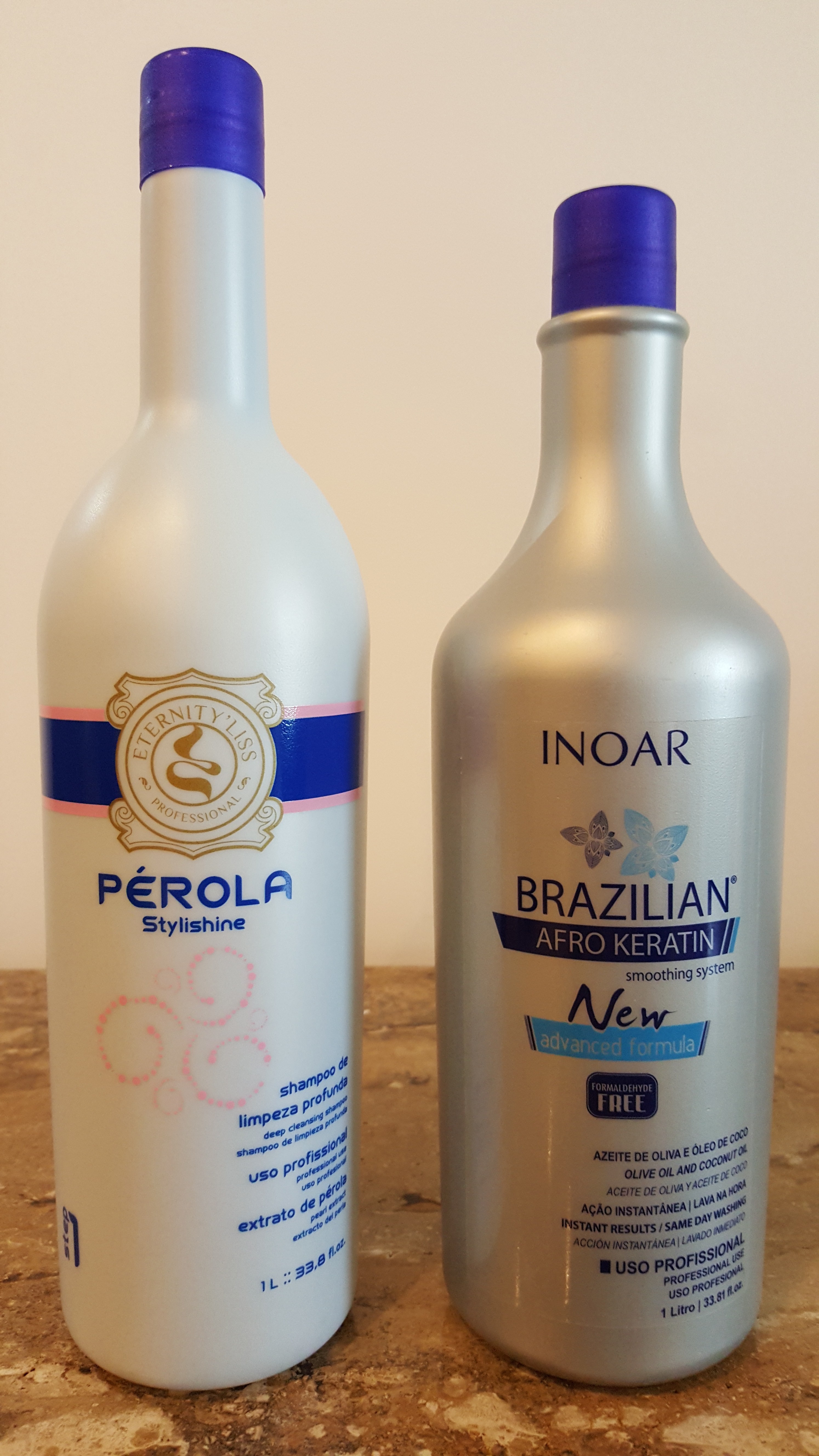Afro Hair Keratin Shampoo and Keratin Litre Presentation