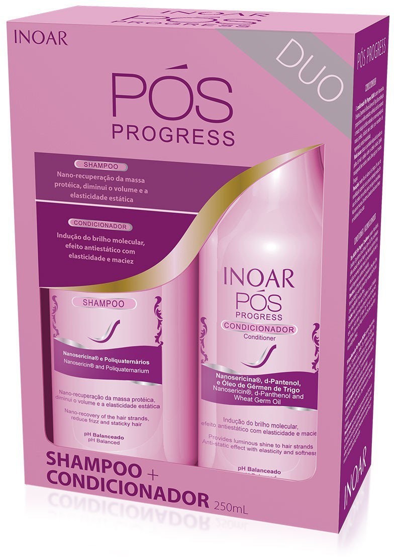 INOAR Duo POS Progress Shampoo and Conditioner Kit 250 ml
