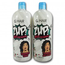 G HAIR BRAZILIAN KERATIN BLOWOUT ZUP TREATMENT 2 X 1 Litre