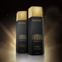 INOAR Brazilian Keratin Morrocan Treatment Blow Dry System 2 X 1 Litres