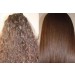 Before and after using Brazilian Cacau Keratine Blow Dry Treatment KIT Eternity'Liss   