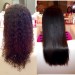 Before and After using Bien Cacau Keratin Smoothing System